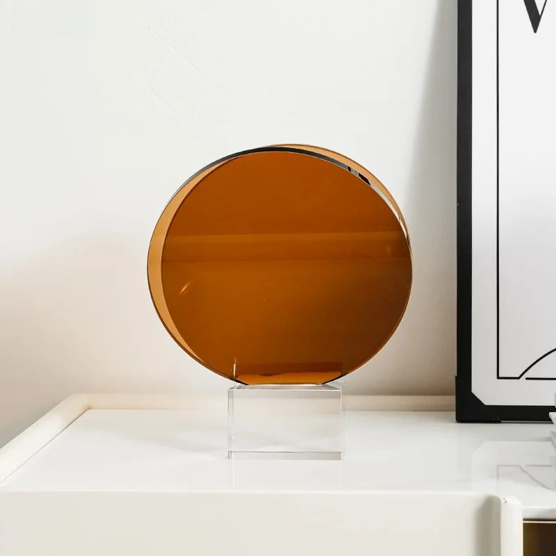 Magazine Holder Rack - 2026 Unique Amber Colored Bookshelf File