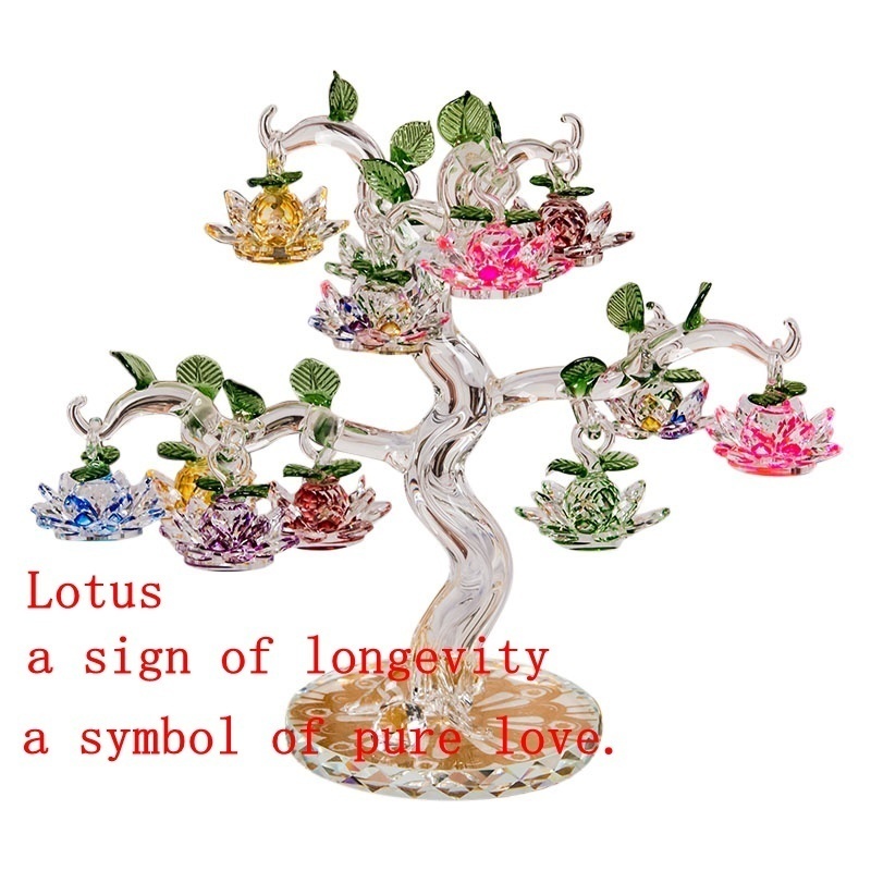 60mm Quartz Crystal Lotus Flow - Paper Weight Crystal 评论和价格