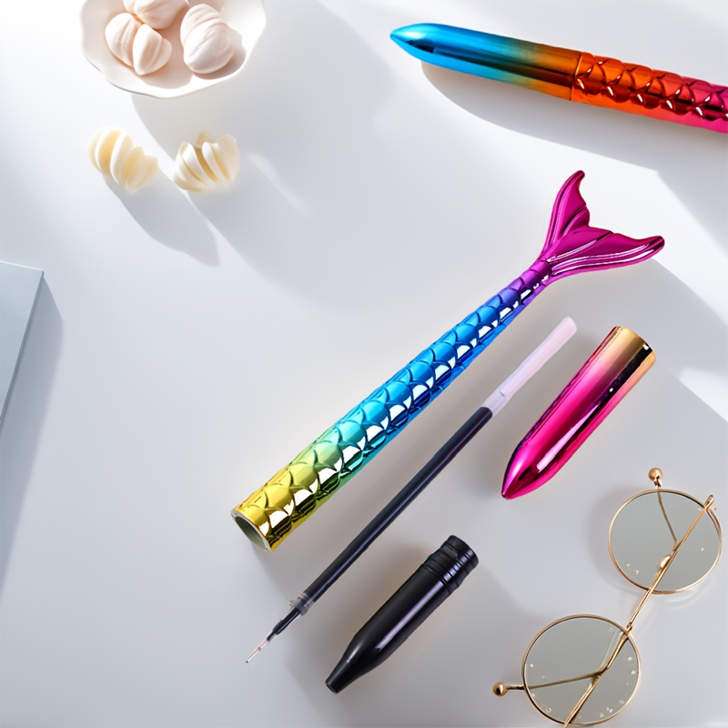 6 Mermaid Pens, Creative Desig - Correction Pen Fine 评论和价格