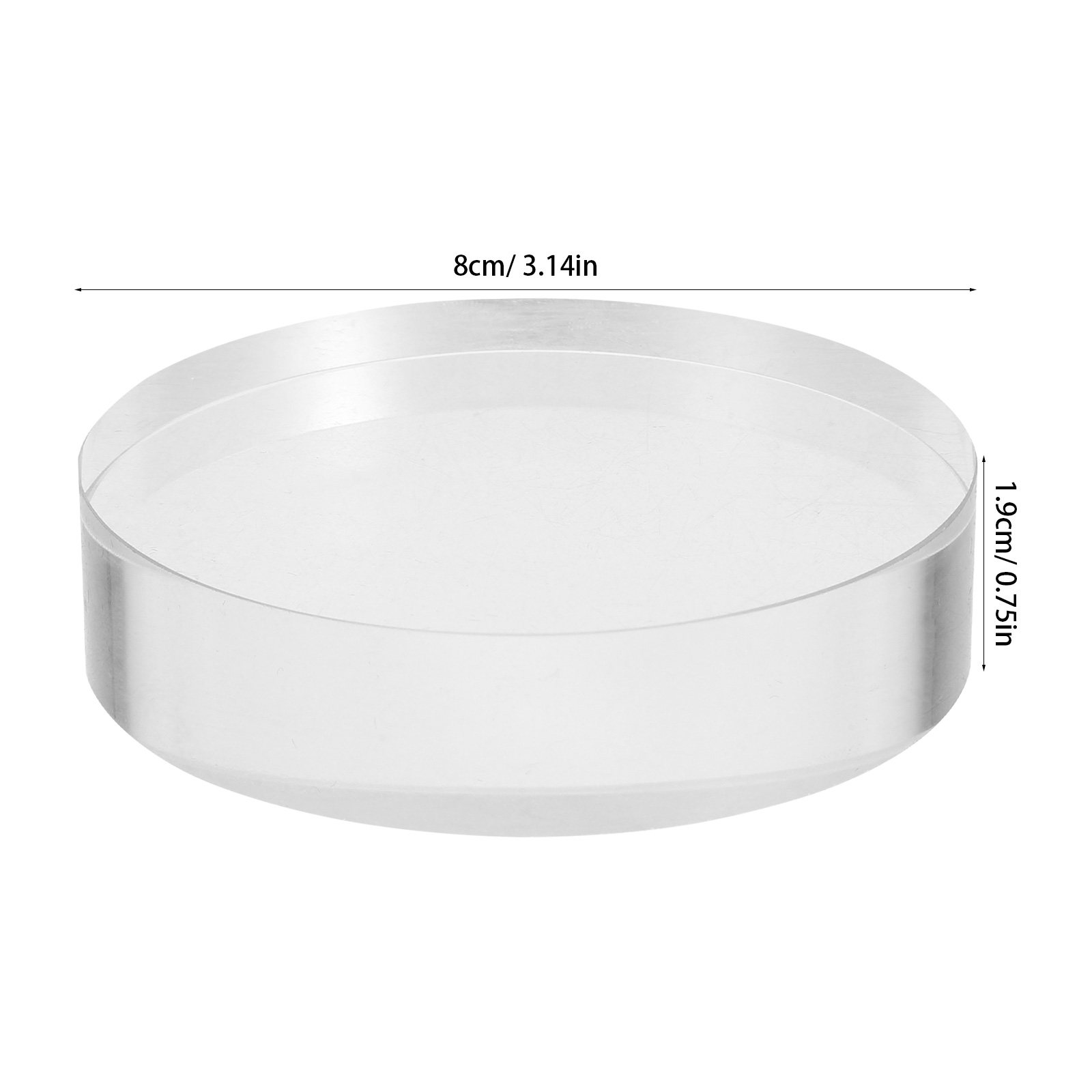 Clear Crystal Round Paperweigh - Paper Weight Crystal 评论和价格