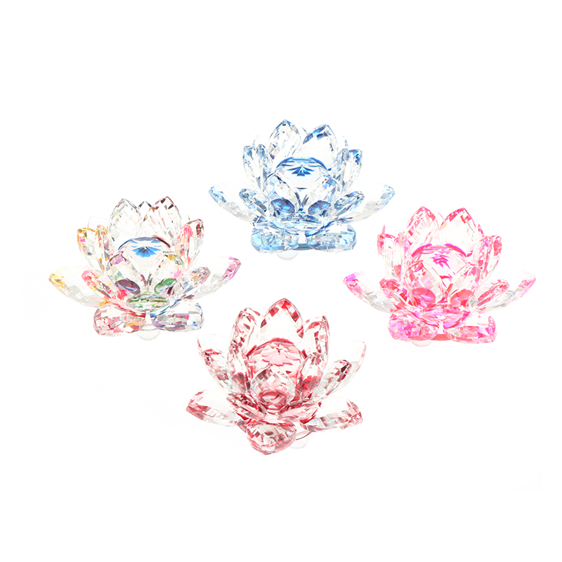 60mm Quartz Crystal Lotus Flow - Paper Weight Crystal 评论和价格