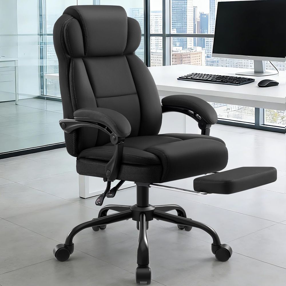 Ergonomic Oice Chair with ootr - Leather Desk Pad 评论和价格
