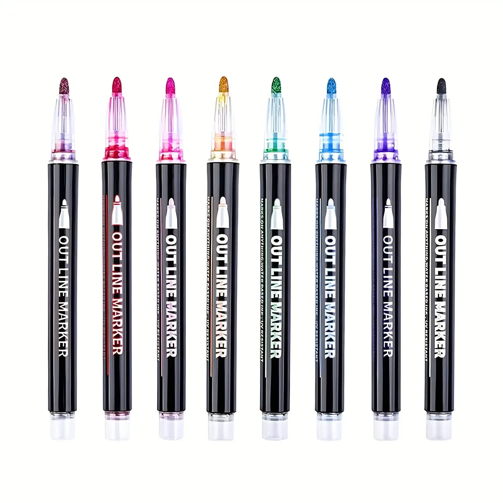 Dual-Tip Metallic Art Pens wit - Correction Pen Fine 评论和价格