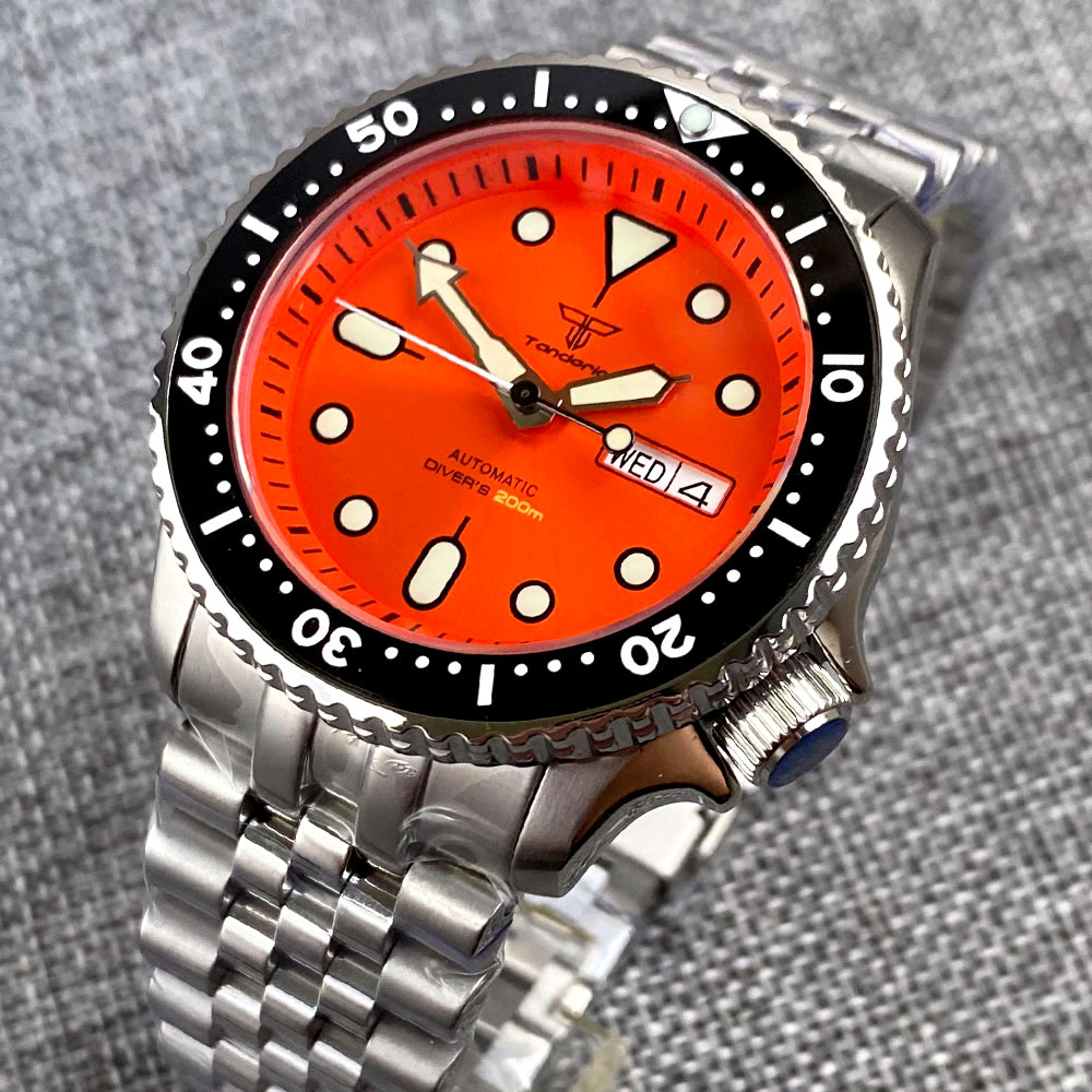 Tandorio Mod NH36A Weekday Dat - Paper Weight Crystal 评论和价格