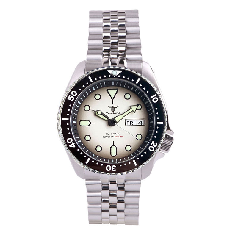 Tandorio Mod NH36A Weekday Dat - Paper Weight Crystal 评论和价格